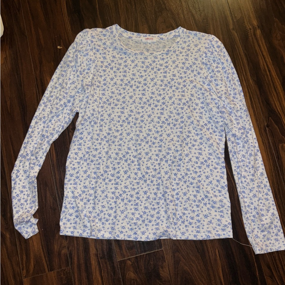 Goldie Blue Floral Shirt - Picture 3 of 4